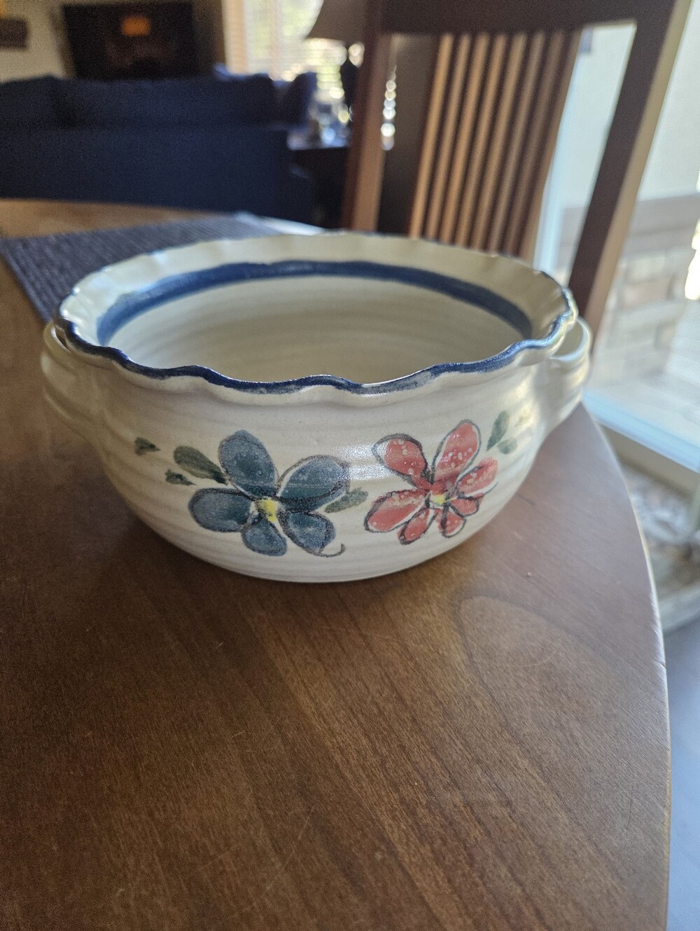 Joan Glasgow Handpainted Studio Potter Bowl